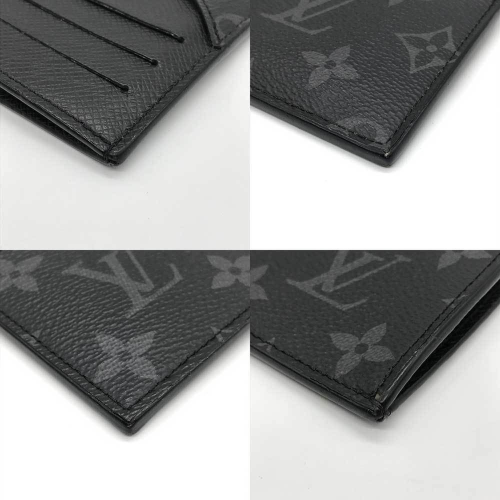 Louis Vuitton Card Holder Taigarama Monogram Eclipse Wallet/Coin Case M30271 LOU - Picture 3 of 4